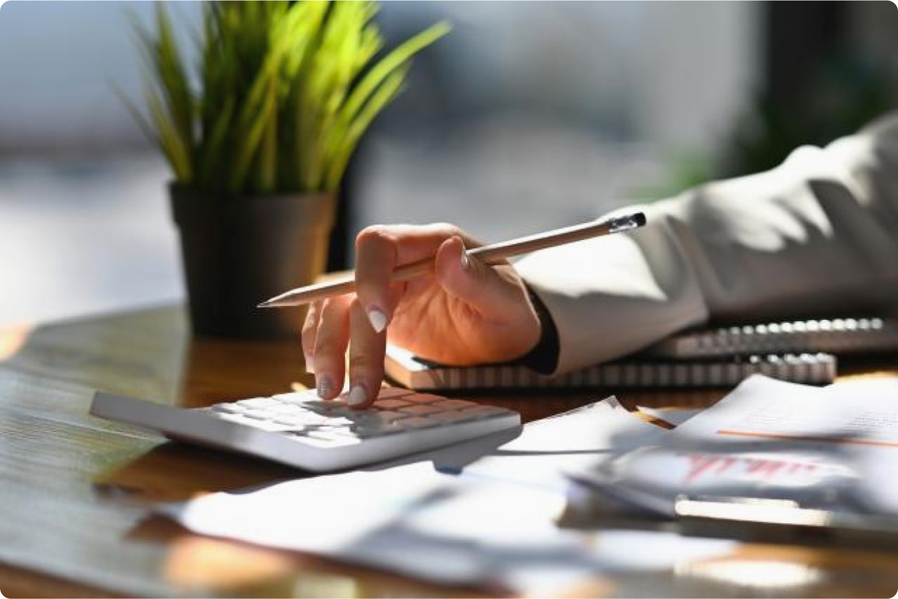 An office desk